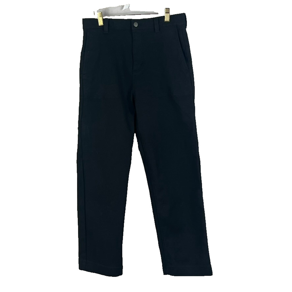 COS Pants Womens Size Eur 44 Black Cotton Straight-Leg Chino Style